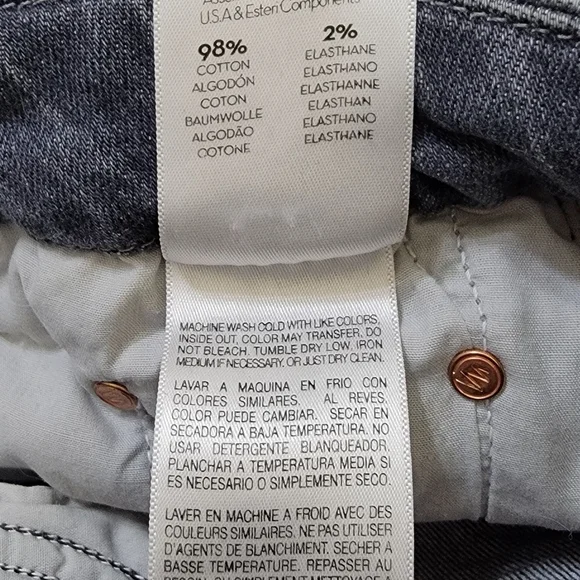 Mother High Waisted Looker Ankle Nick Fray Jeans - Picture 15 of 16